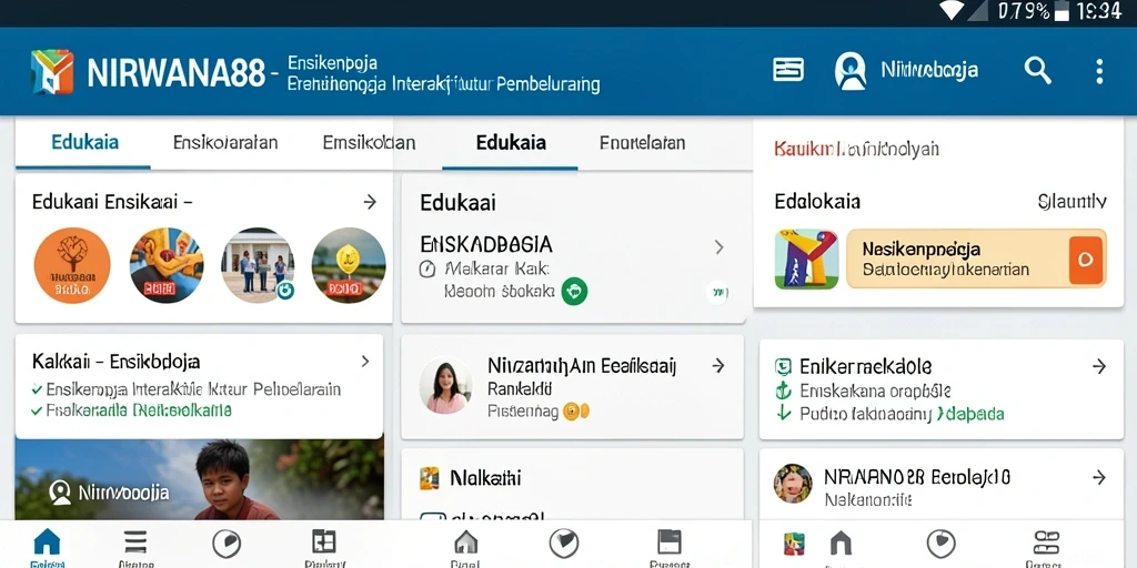 Tampilan antarmuka NIRWANA88 yang menarik dan informatif.