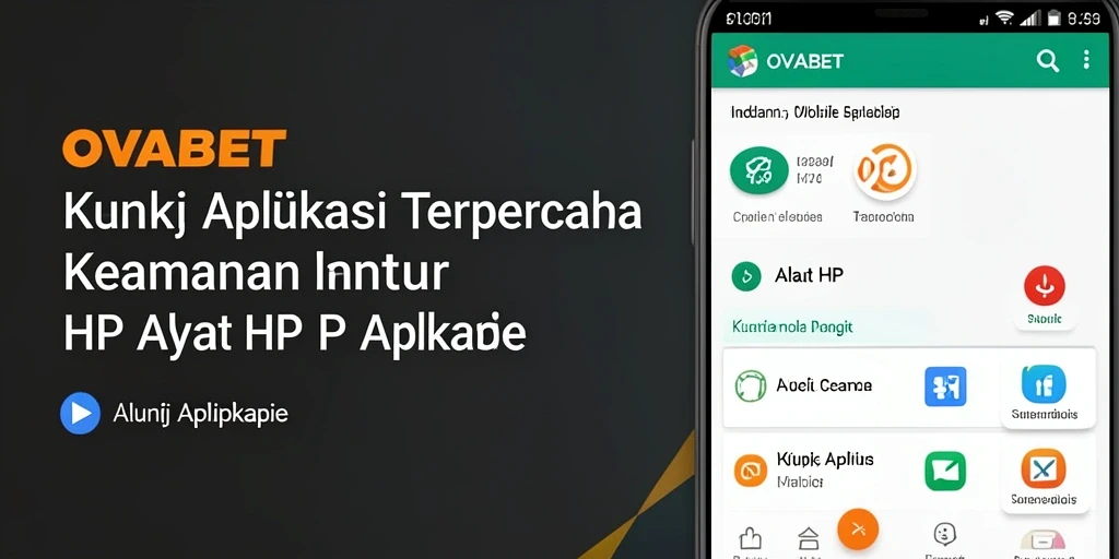 Antarmuka OVABET yang sederhana dan intuitif untuk penguncian aplikasi.
